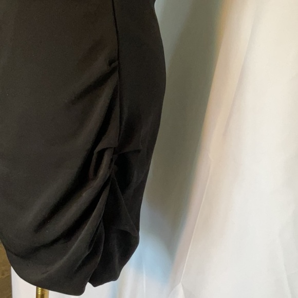 Significant Other gathered black mini dress size 6 - Picture 3 of 6